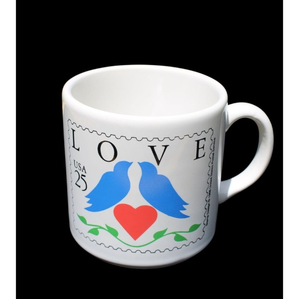 Vintage USPS Love Stamp Mug 1988 - Picture 2 of 6